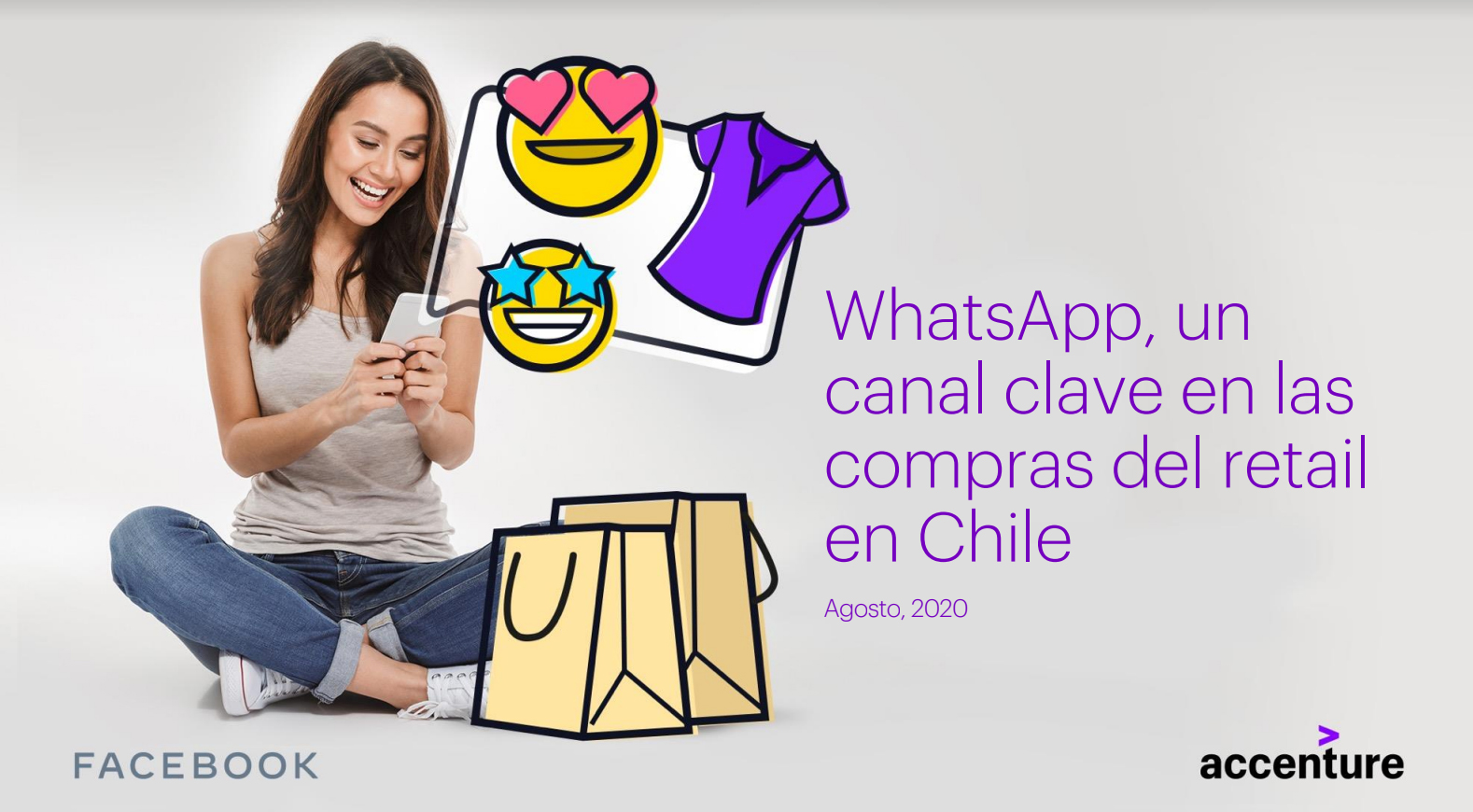Accenture revela que 83% de los consumidores chilenos utiliza WhatsApp como parte de su proceso de compra