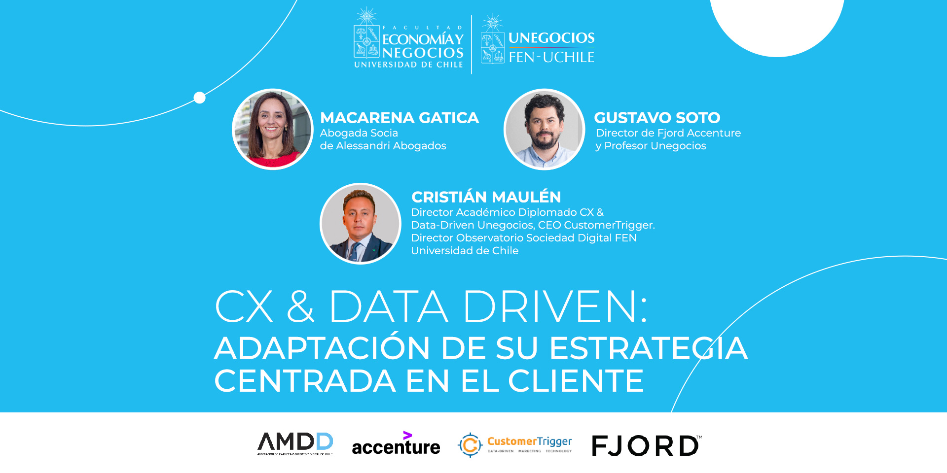 Asiste al evento CX & Data-Driven: adaptación de su estrategia centrada en el cliente