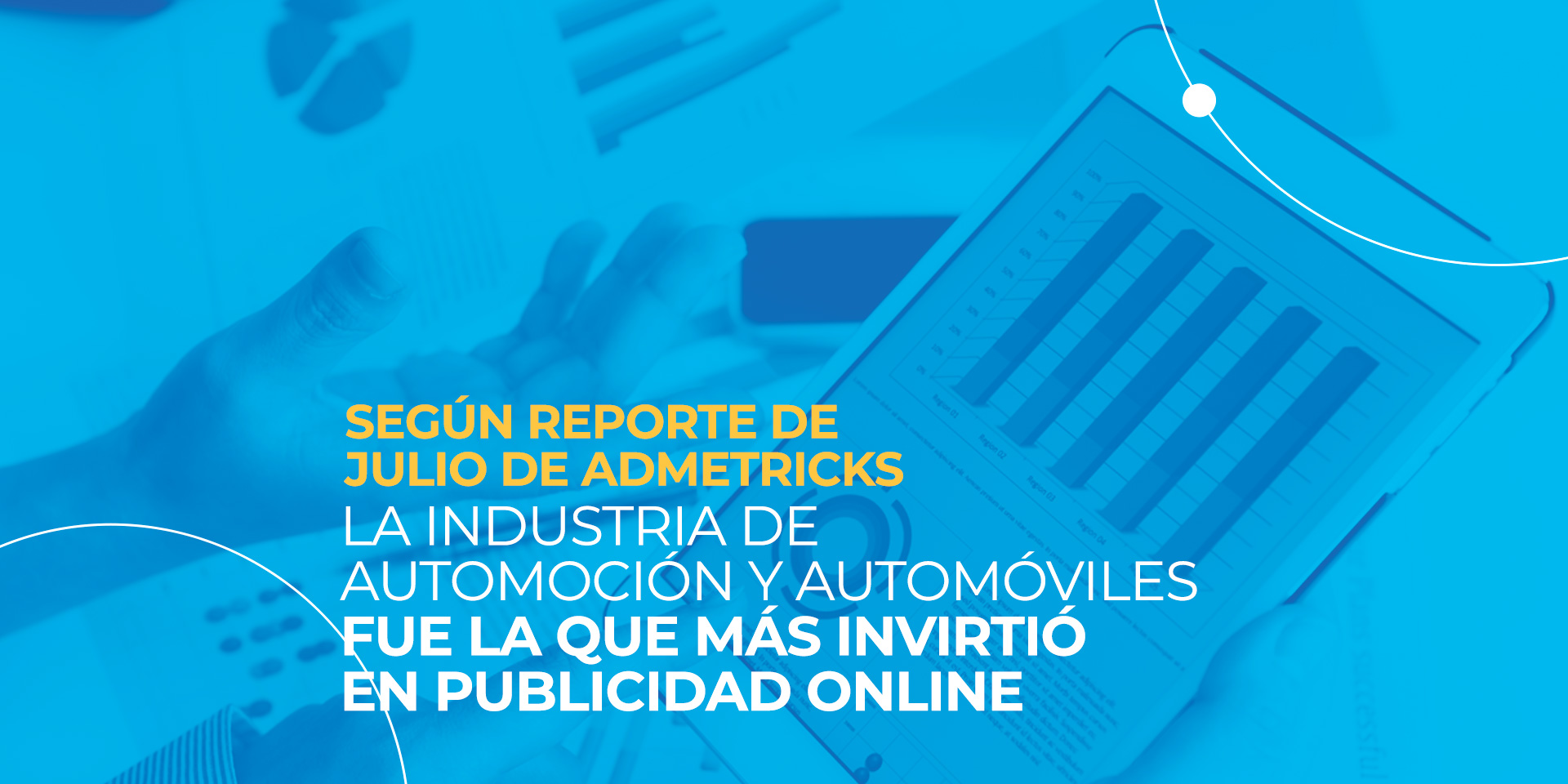 Admetricks: industria de automóviles fue la que más invirtió en publicidad en julio